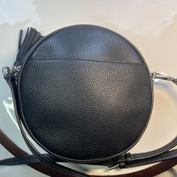 Michael Kors Pebble Leather Circle Canteen Crossbody - Picture 2 of 7